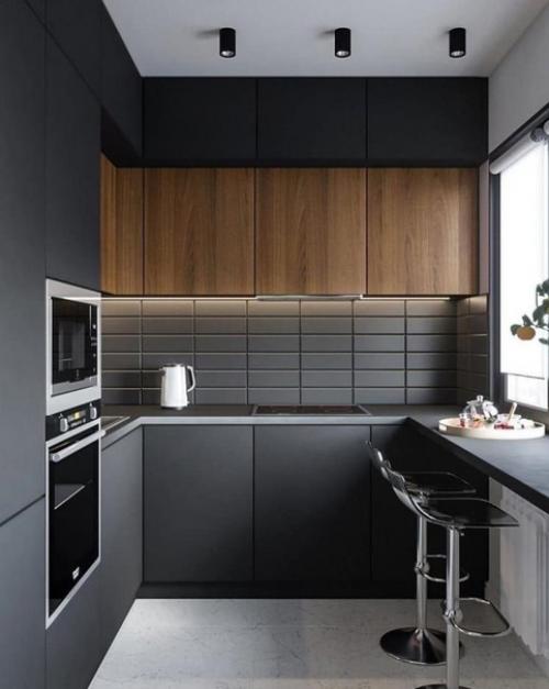 Современный интерьер. Выполненный в едином стиле. 03