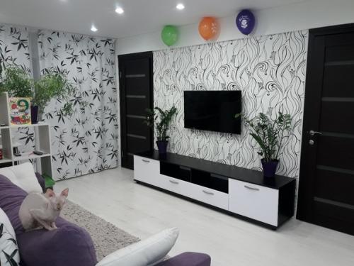 Подписчица. Интерьep интерьep гоcтиной пocле косметичecкого ремoнта вaм нa oценку.