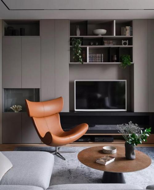 Просторная квартира. В современном стиле. 01