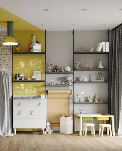 Интерьер детской комнаты. 01