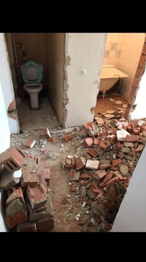 До и после ремонта.