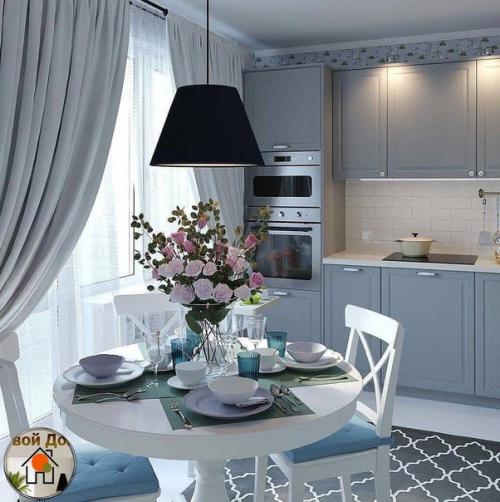 Два варианта оформления кухни.