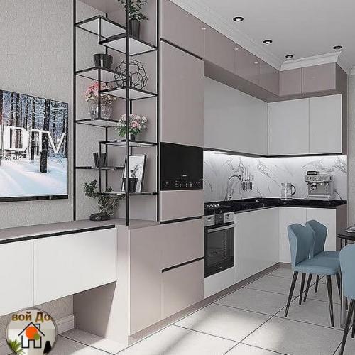 Два варианта оформления кухни. 05