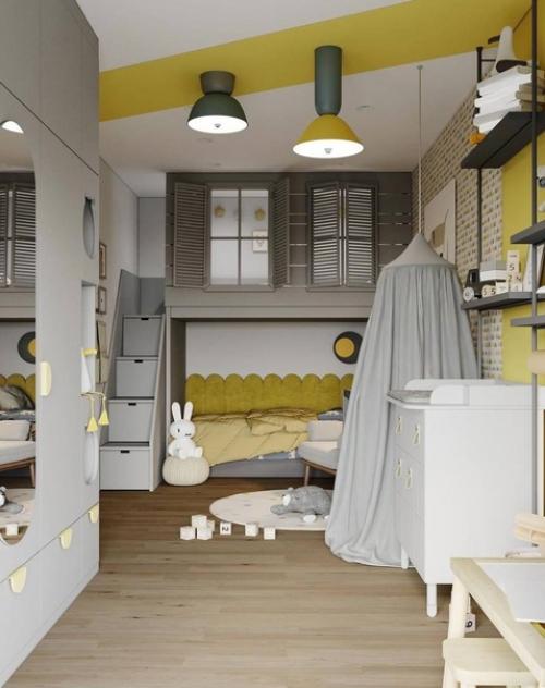 Интерьер детской комнаты. 02