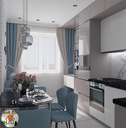 Два варианта оформления кухни. 03