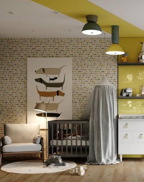 Интерьер детской комнаты.