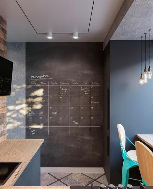 Небольшая кухня. В современном стиле. 03