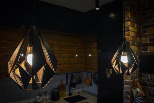 Небольшая кухня в стиле лофт. 02