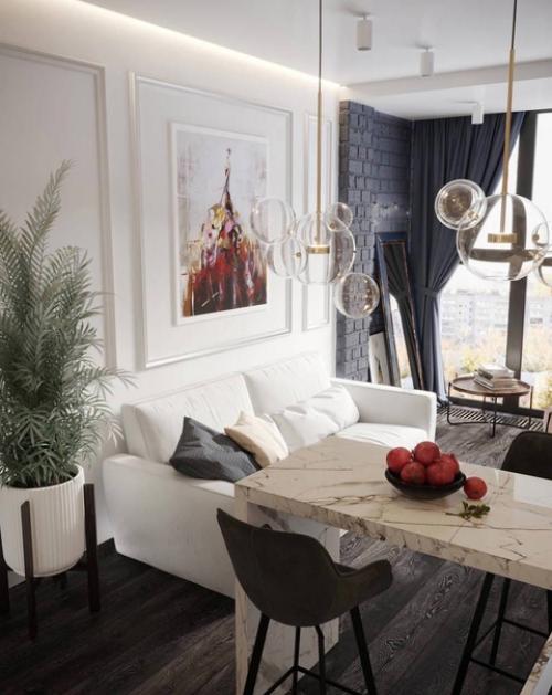 Просторная квартира. Современная, стильная. 02