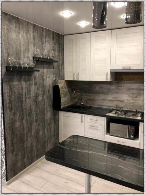 Результат ремонта. Небольшой кухни. 02