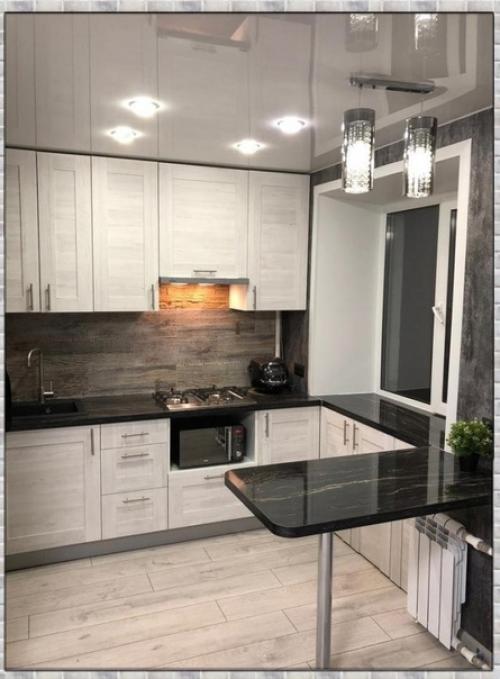 Результат ремонта. Небольшой кухни.