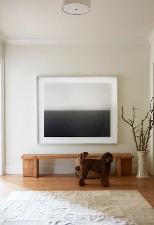 Стильный интерьер. В светлых тонах.