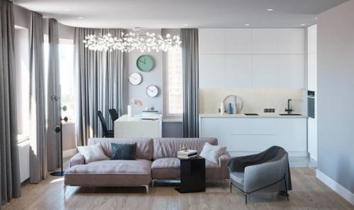 Квартира - студия в миланском стиле. 01