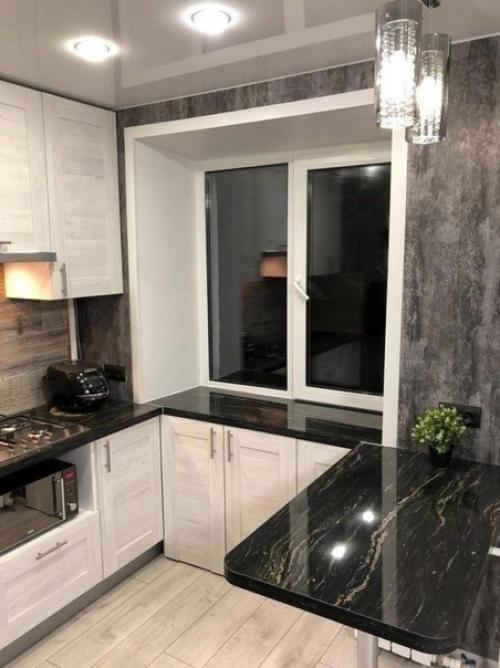 До и после ремонта кухни. 03