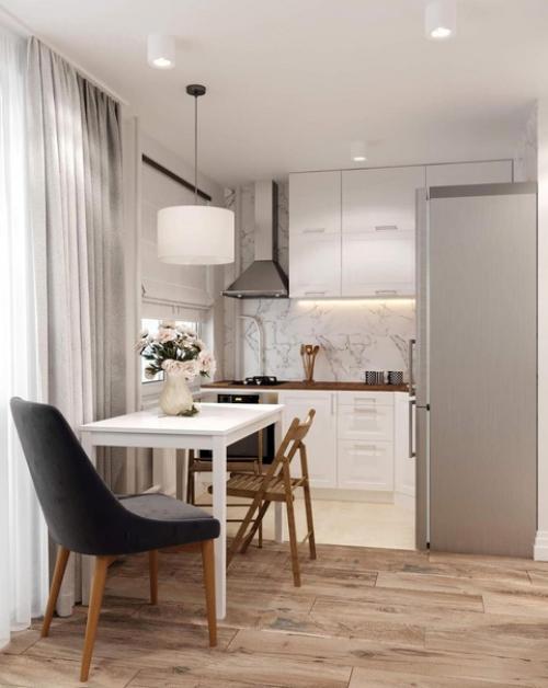 Современная квартира. В спокойных оттенках.