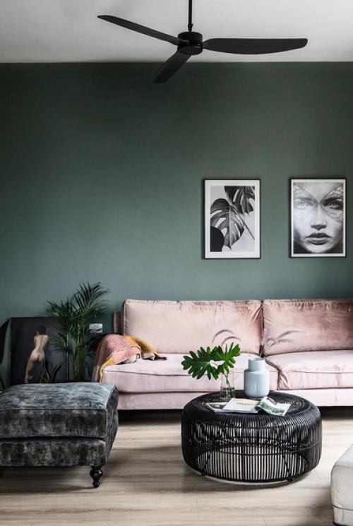 Стильный интерьер. В красивой цветовой гамме. 02