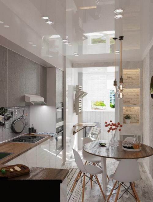 Просторная квартира. Основной цвет - белый. 05