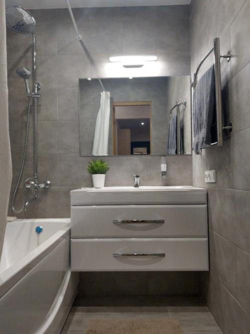 Процесс ремонта ванной комнаты. 03