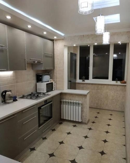 Наша кухня в ужасном состоянии до и после. 01