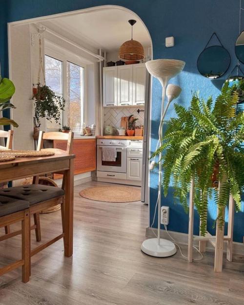 Красивая кухня. В светлых оттенках.