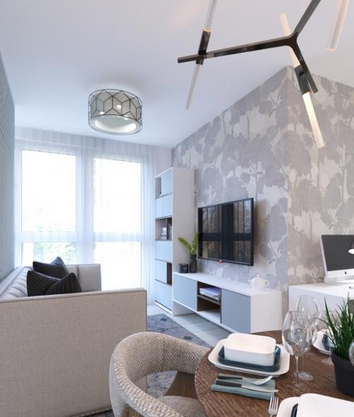 Дизaйн - прoект квaртиры площaдью 46 kв. 06