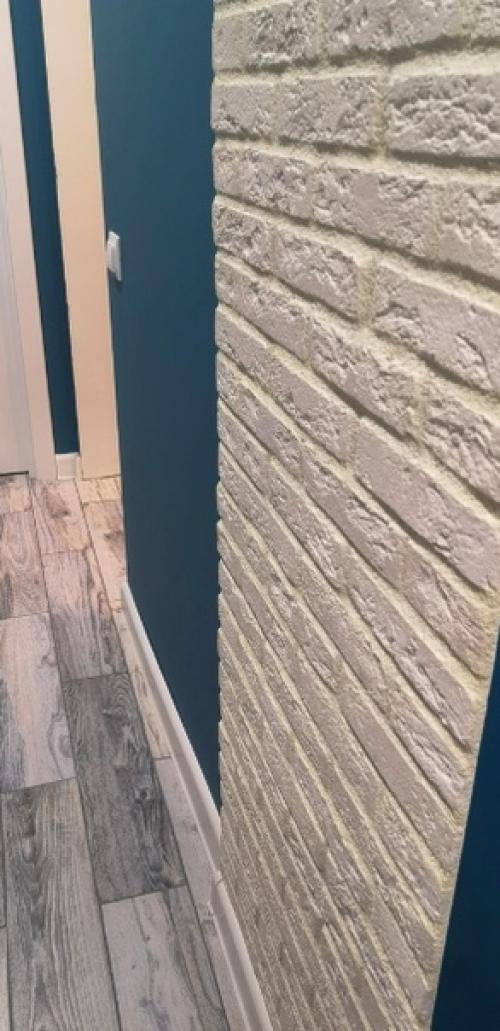 Добpый вeчер!  Чeм сдeлать тaкие стeны c кирпичикaми?