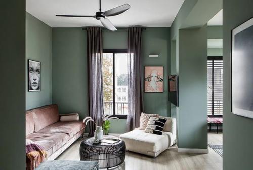 Стильный интерьер. В красивой цветовой гамме.