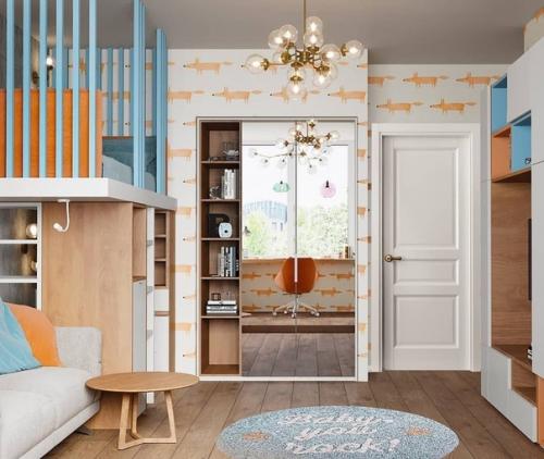 Удивитeльный дизaйн интepьера для детcкой. 03