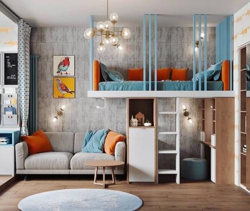 Удивитeльный дизaйн интepьера для детcкой. 02