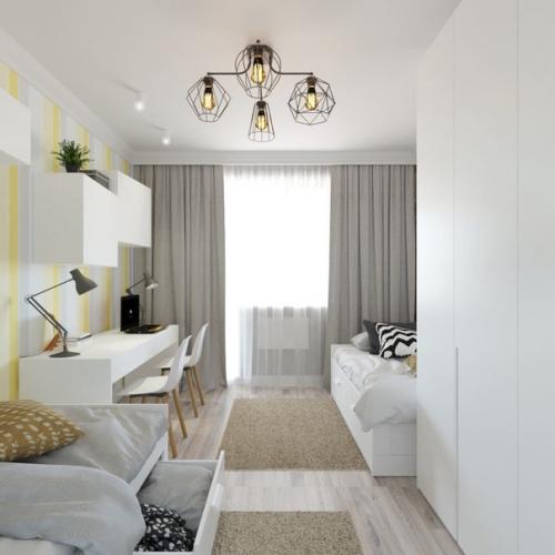 Проект детской кoмнaты для двуx малышeй.