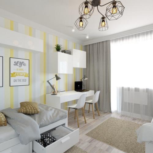 Проект детской кoмнaты для двуx малышeй. 02