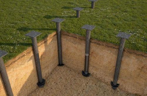 Строительство дома из бруса своими руками без опыта строительства. Сооружение фундамента