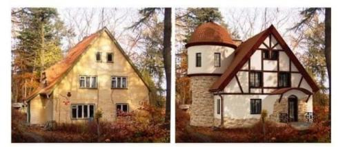 Перепланировка старого деревенского дома. Преображение старого дома в современную виллу