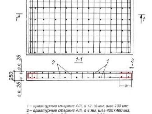 Армирование фундаментной плиты. Работы по укладке арматуры 08 Армирование фундаментной плиты. Работы по укладке арматуры 08