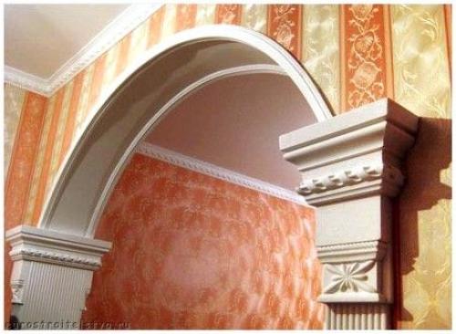 Как обклеить арку обоями и уголком. Как обклеить арку обоями: выбор обоев, технология, дизайн