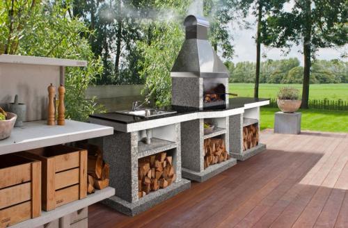 Барбекю своими руками на даче. Барбекю для дачи — виды, устройство и нюансы установки. Лучшие идеи оформления летних кухонь (135 фото)