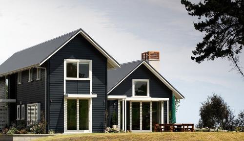 В какой цвет покрасить дом с коричневой крышей. Основные рекомендации