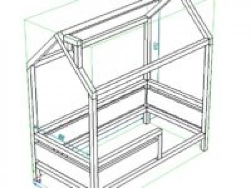 Детская кроватка домик своими руками чертеж. Кроватка-домик: чертежи, инструкция, как сделать своими руками