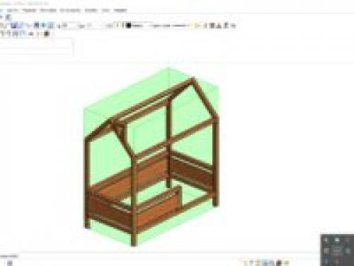 Детская кроватка домик своими руками чертеж. Кроватка-домик: чертежи, инструкция, как сделать своими руками