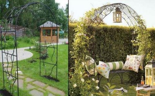 Дизайн небольшого участка возле частного дома. Чем разграничить зоны в саду