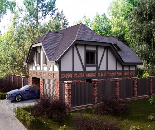 Гараж сверху дом. Гараж в частном доме: все за и против (120 фото). Варианты эффективной планировки дома с гаражом