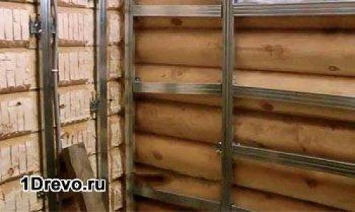 Отделка брусового дома гипсокартоном. Достоинства и недостатки. Проблемы при внутренней отделке