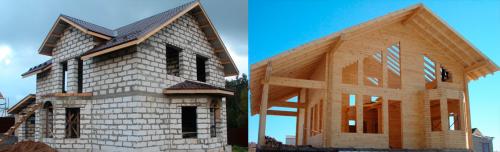 Брус или газобетон. Сравниваем брус или газобетон –, что дешевле для строительства дома