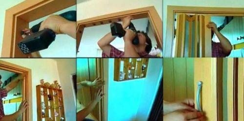 Как установить двери гармошка межкомнатные. Преимущества и недостатки