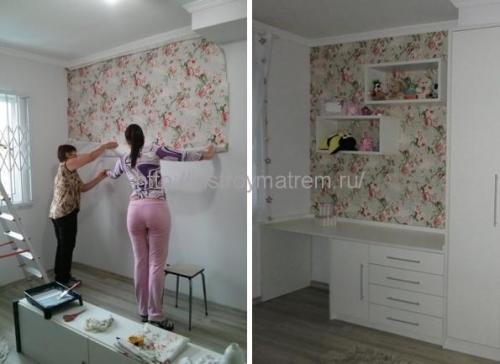 Оклейка клеенкой стен. Порядок работ при монтаже клеенки 06 Оклейка клеенкой стен. Порядок работ при монтаже клеенки 06