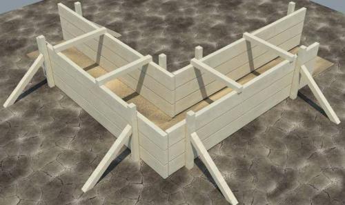 Расчет доски для опалубки. Калькулятор расчета количества досок для опалубки ленточного фундамента