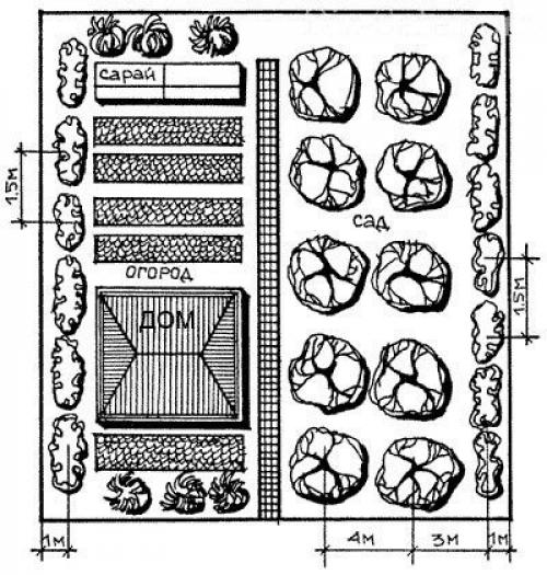 Как расположить огород и сад на участке возле дома. Где построить жилой дом 04 Как расположить огород и сад на участке возле дома. Где построить жилой дом 04