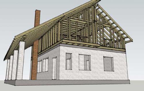 Дома с мансардой своими руками. Что такое мансарда 03 Дома с мансардой своими руками. Что такое мансарда 03
