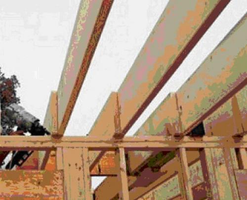 Перекрытие второго этажа каркасного дома. Перекрытие над первым этажом