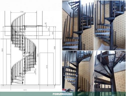 Лестница с улицы в дом с тамбуром. Высотные